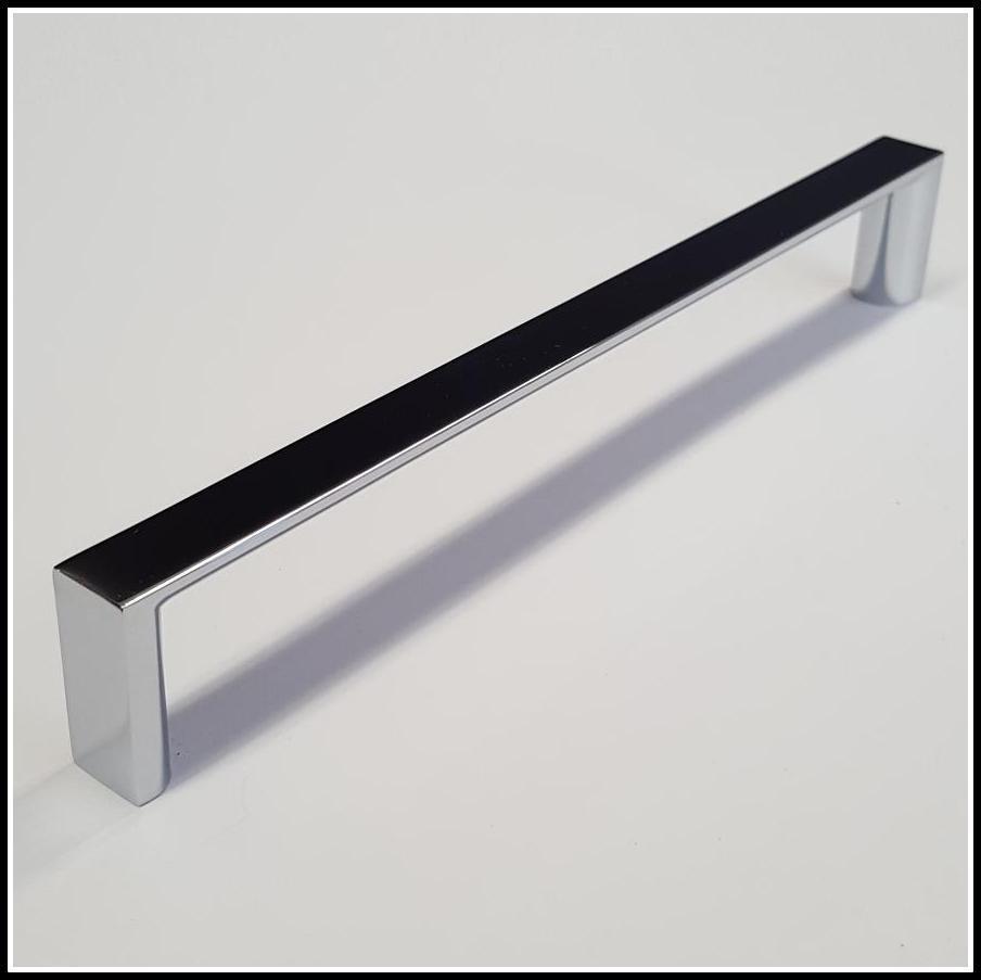 96mm Polished Chrome DSquare kitchen door Handle
