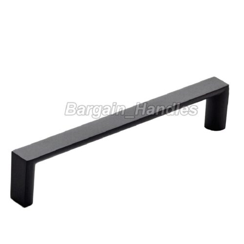 224mm Matte Black D-Square pulls Kitchen Cabinet door handles