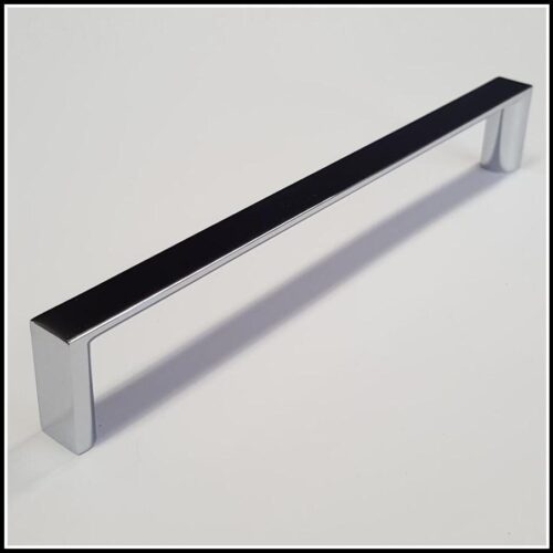 224mm Polished Chrome D-Square Handle Pulls
