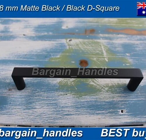 448mm Matte Black kitchen door handle D-Square Pull
