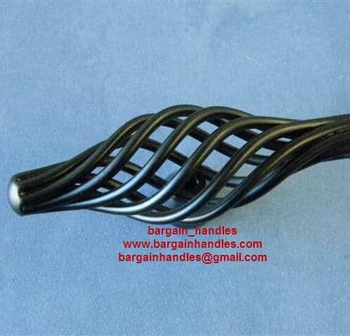 85mm Black Vintage bird cage twist basket