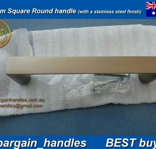 96mm kitchen door handle Brushed Stainless Steel finish D-Square Series