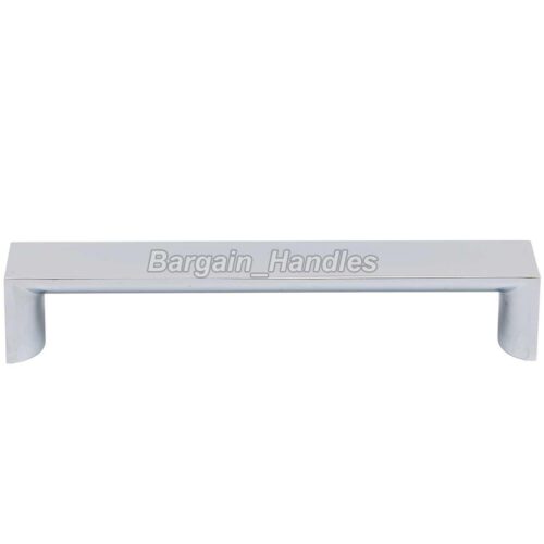 96mm Polished Chrome D-Square kitchen cabinet door Handle
