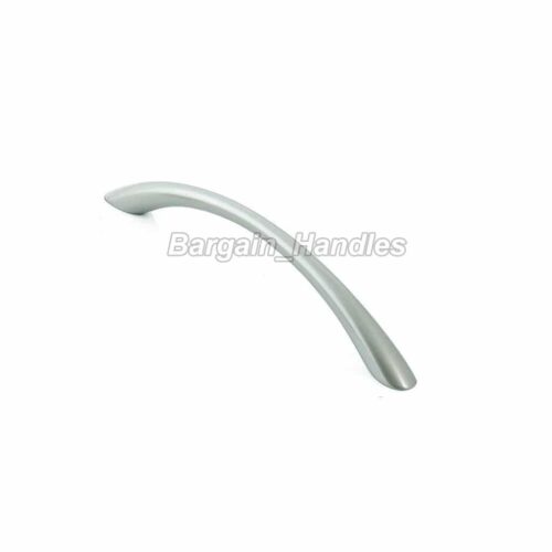 128mm Classic kitchen door handle Bow Satin Nickel