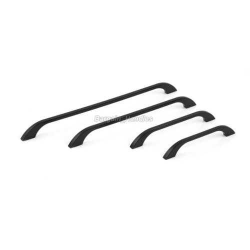 256mm Round D Slimline Matte Black