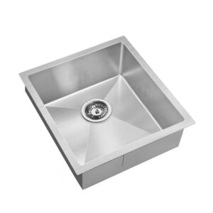 Cefito 440x450mm Stainless Steel Kitchen Laundry Sink Single Bowl Nano Silver