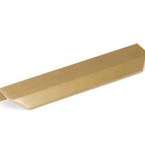 100mm Vann Lip Pulls Handles - BRUSHED DARK BRASS