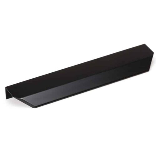 100mm Vann Kitchen cabinet Lip Pulls Handles - Matt Black