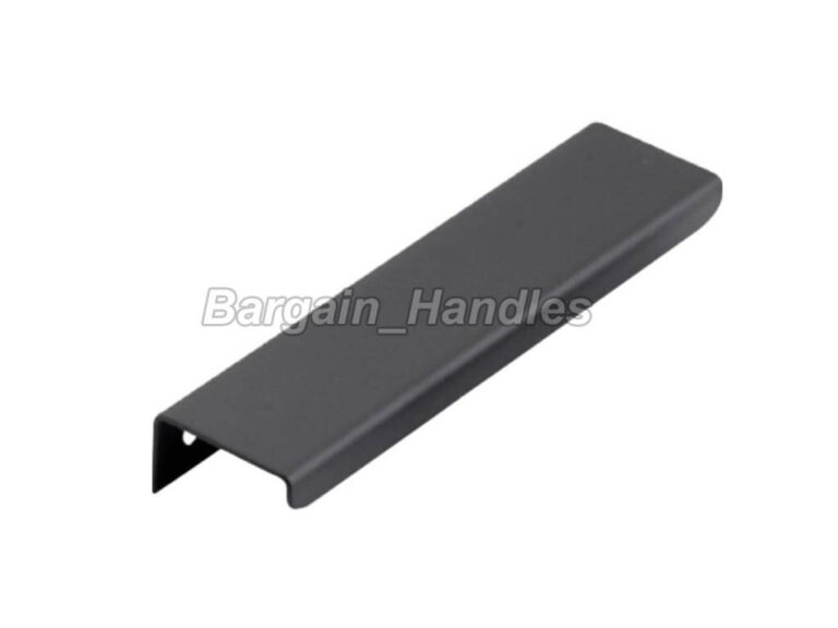 kitchen Lip Pulls Profile Matte Black Finish