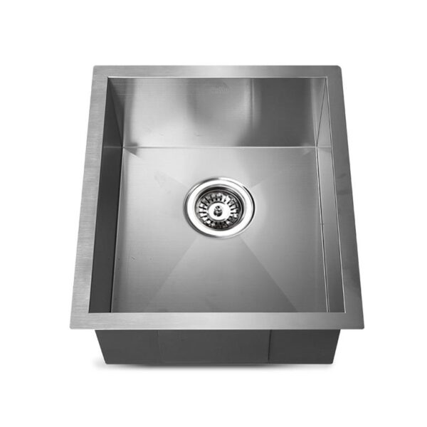 Cefito 39cm x 45cm Stainless Steel Kitchen Sink Under/Top/Flush Mount Silver