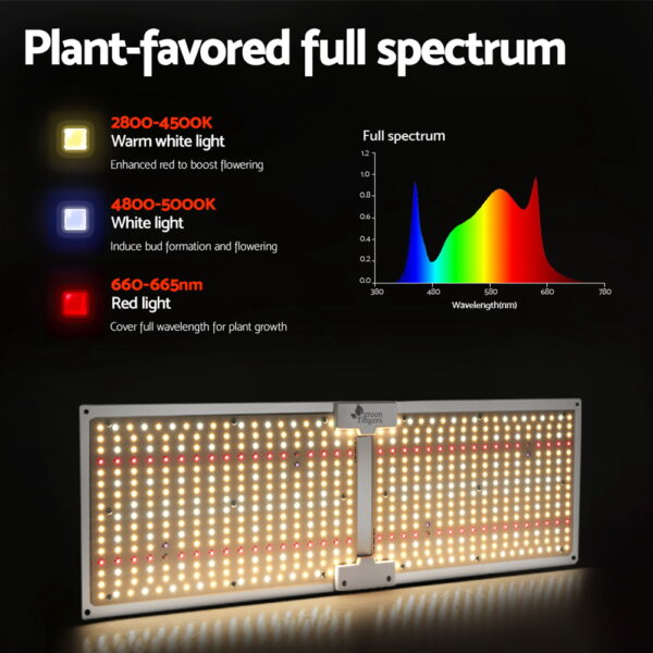 Greenfingers 3000W LED Grow Light Full Spectrum Indoor Veg Flower All Stage