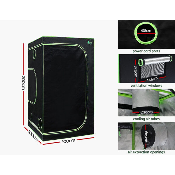 Greenfingers Grow Tent 2200W LED Grow Light Hydroponics Kits Hydroponic System