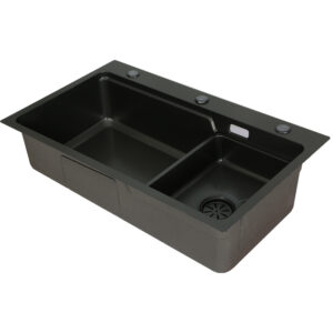 Cefito Kitchen Sink Basin Stainless Steel Under/Top/Flush Mount Bowl 750X450MM