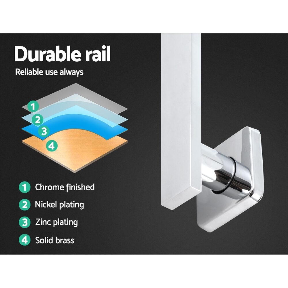 Cefito 8'' Rain Shower Head Wall Arm Square High Pressure Chrome - product image 6
