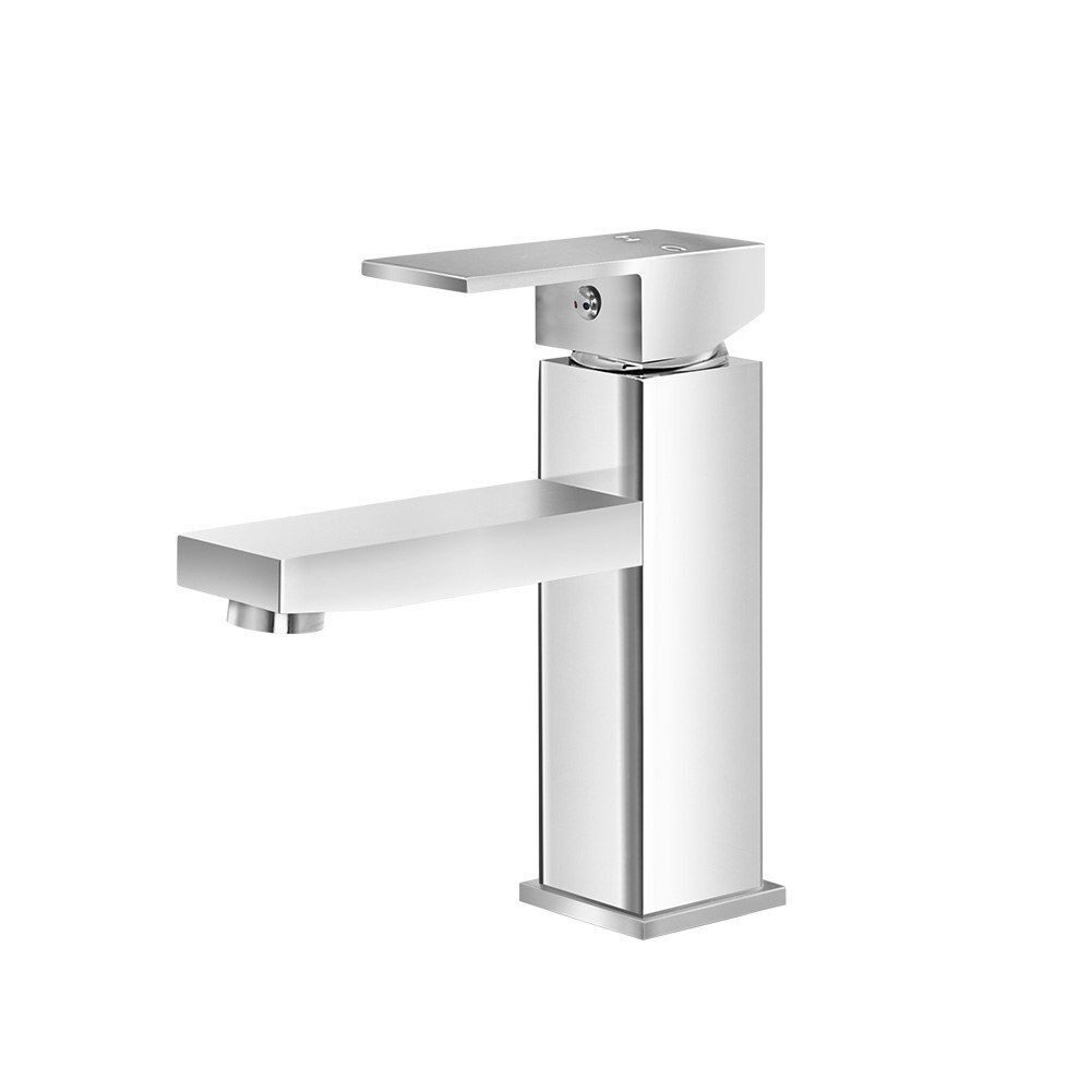 Cefito Bathroom Basin Mixer Tap Square Faucet Vanity Laundry Chrome - product image 2