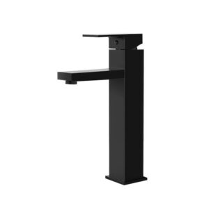 Cefito Bathroom Basin Mixer Tap Square Tall Faucet Vanity Laundry Black - TAP-A-81H57T-BK