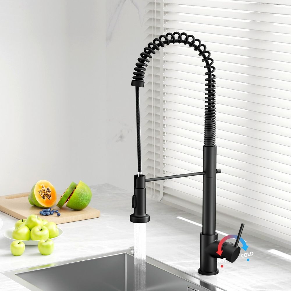Cefito Kitchen Mixer Tap Pull Down 2 Modes Sink Faucet Basin Laundry Black - product image 7