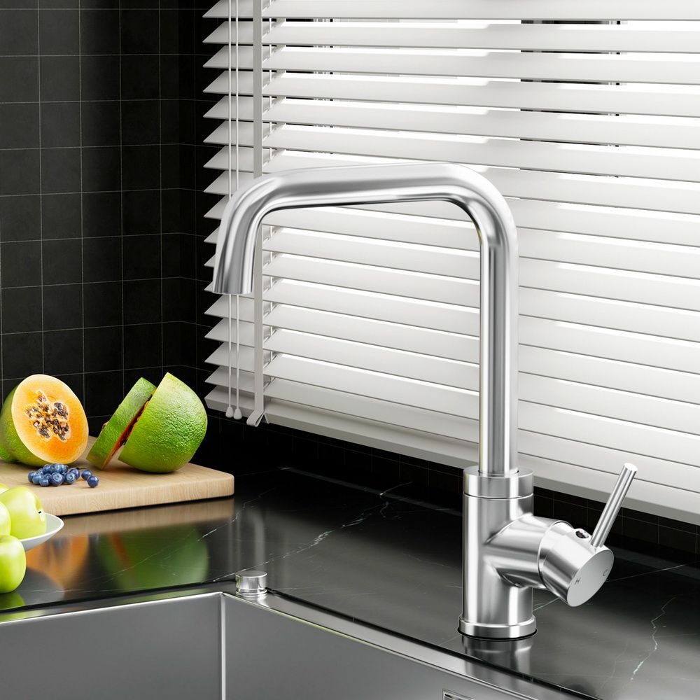 Cefito Kitchen Mixer Tap Mixer Rectangle Sink Faucet Basin Laundry Chrome - product image 8