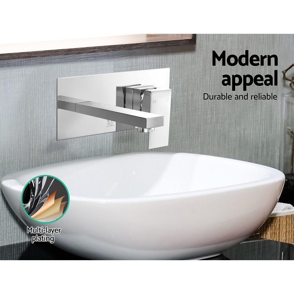 Cefito Bathroom Basin Mixer Tap Separate Faucet Vanity Laundry Chrome - product image 4