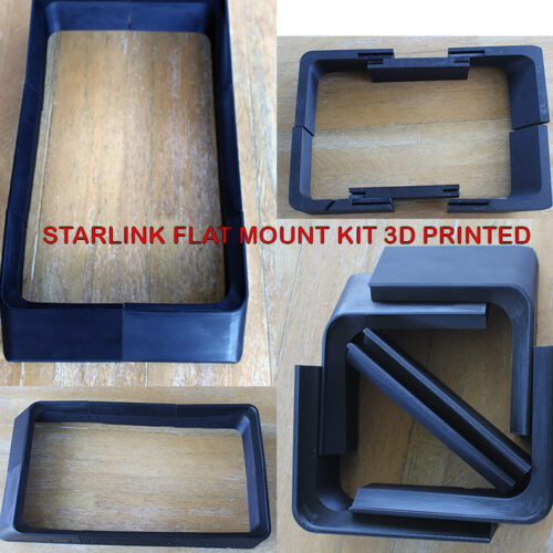 Starlink Flat Mount Kit Rectangular Dishy Black (Gen2)
