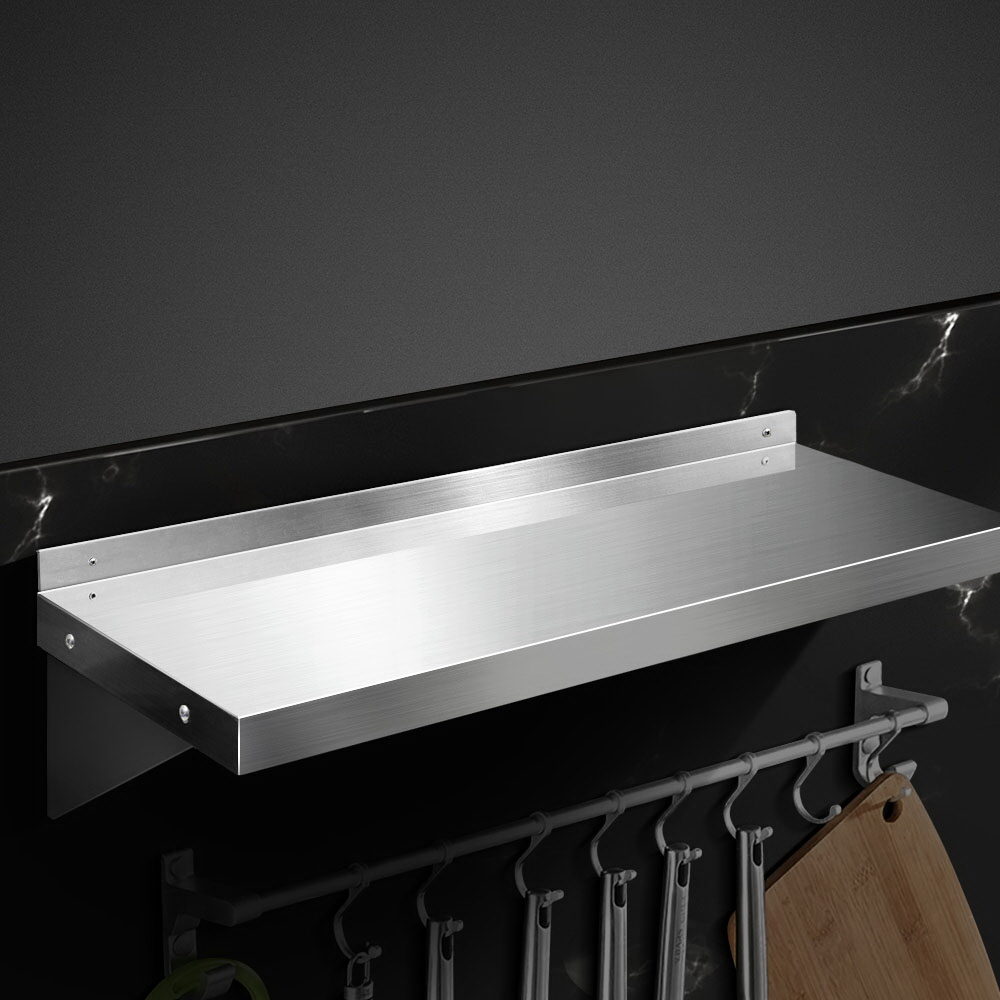 Cefito 900mm Stainless Steel Kitchen Wall Shelf Mounted Rack - product image 7