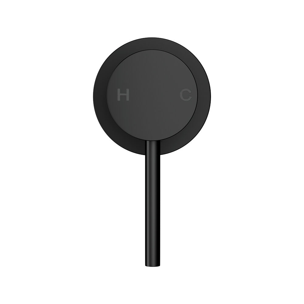 Cefito Basin Mixer Wall Tap Round Brass Faucet Shower Bathtub Black - product image 3